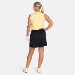 Peak Performance Pikétröjor Dam-W Comfort Zip Sl Mellow-Yellow