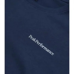 Peak Performance Pikétröjor Dam-W Explore Logo Tee Blue-Shadow
