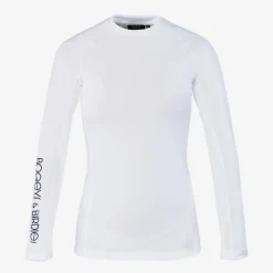 Bogeys & Birdies Tröjor Dam-W First Layer LS Tee Vit White