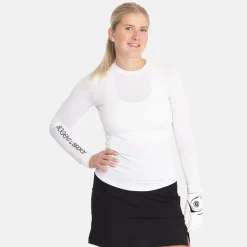 Bogeys & Birdies Tröjor Dam-W First Layer LS Tee Vit White