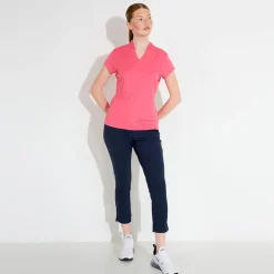 Abacus Pikétröjor Dam-W Hammel Recycled Cupsleeve 410-Lipstick