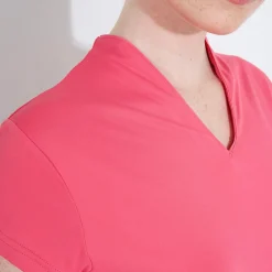 Abacus Pikétröjor Dam-W Hammel Recycled Cupsleeve 410-Lipstick