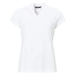 Abacus Pikétröjor Dam-W Hammel Recycled Cupsleeve Vit 100-White