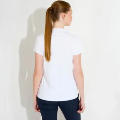 Abacus Pikétröjor Dam-W Hammel Recycled Cupsleeve Vit 100-White