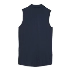 Puma Pikétröjor Dam-W Houndstooth Sl Deep-Navy