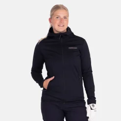 Peak Performance Tröjor Dam-W Light Zip Hood Svart Black