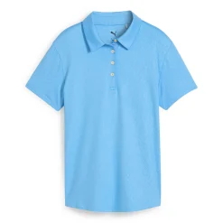 Puma Pikétröjor Dam-W Mattr Animal Deboss Ss Team-Light-Blue