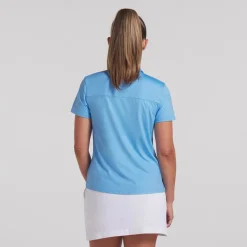 Puma Pikétröjor Dam-W Mattr Animal Deboss Ss Team-Light-Blue