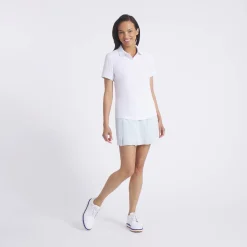 Puma Pikétröjor Dam-W Mattr Jacquard Stripe Ss White-Glow