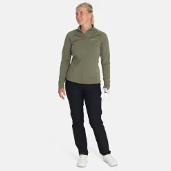 Bogeys & Birdies Tröjor Dam-W Mid Layer Full-Zip 2.0 Leaf Clover Green