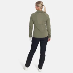 Bogeys & Birdies Tröjor Dam-W Mid Layer Full-Zip 2.0 Leaf Clover Green