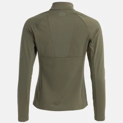 Bogeys & Birdies Tröjor Dam-W Mid Layer Full-Zip 2.0 Leaf Clover Green