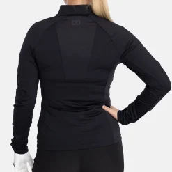 Bogeys & Birdies Tröjor Dam-W Mid Layer Full-Zip 2.0 Svart Black