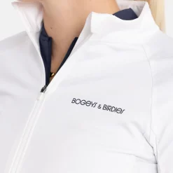 Bogeys & Birdies Tröjor Dam-W Mid Layer Full-Zip 2.0 Vit White