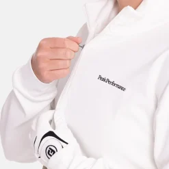 Peak Performance Tröjor Dam-W Mid Layer Vit Offwhite