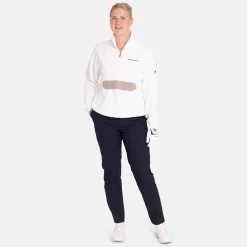 Peak Performance Tröjor Dam-W Mid Layer Vit Offwhite