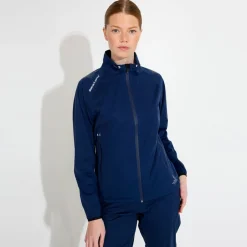 Abacus Regnjackor Dam-W Pitch 37.5 Technology 093-Midnight-Navy