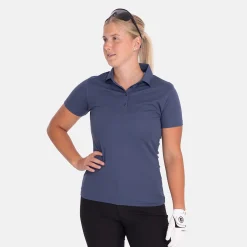 Abacus Pikétröjor Dam-W Prestwick Recycle 311-Steelblue