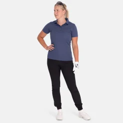 Abacus Pikétröjor Dam-W Prestwick Recycle 311-Steelblue