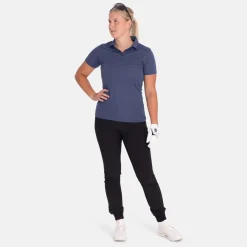 Abacus Pikétröjor Dam-W Prestwick Recycle 311-Steelblue