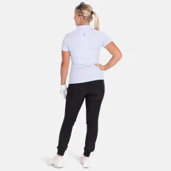 Abacus Pikétröjor Dam-W Prestwick Recycle Blå 310-Lt.Blue