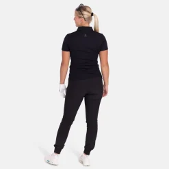 Abacus Pikétröjor Dam-W Prestwick Recycle Svart 600-Black