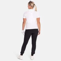 Abacus Pikétröjor Dam-W Prestwick Recycle Vit 100-White