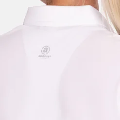 Abacus Pikétröjor Dam-W Prestwick Recycle Vit 100-White