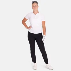 Abacus Pikétröjor Dam-W Prestwick Recycle Vit 100-White