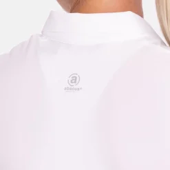 Abacus Pikétröjor Dam-W Prestwick Recycled Sleeveless Vit 100-White
