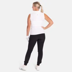 Abacus Pikétröjor Dam-W Prestwick Recycled Sleeveless Vit 100-White