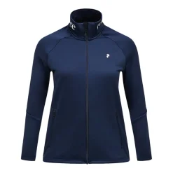 Peak Performance Tröjor Dam-W Rider Essentials Zip Blue Shadow-Blue Shadow-