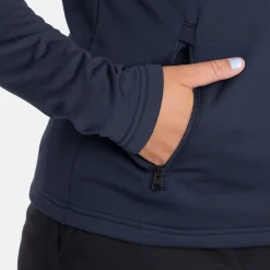 Peak Performance Tröjor Dam-W Rider Essentials Zip Blue Shadow-Blue Shadow-