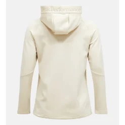 Peak Performance Tröjor Dam-W Rider Essentials Zip Hood Sand Fog-Sand Fog-