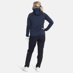 Peak Performance Tröjor Dam-W Rider Essentials Zip Hood Blue Shadow-Blue Shadow-