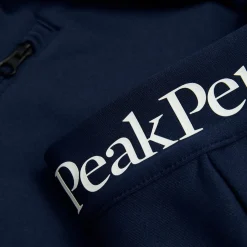 Peak Performance Tröjor Dam-W Rider Essentials Zip Hood Blue Shadow-Blue Shadow-