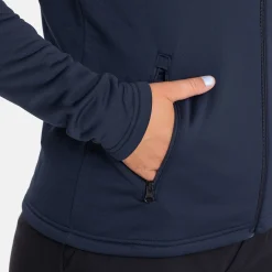 Peak Performance Tröjor Dam-W Rider Essentials Zip Hood Blue Shadow-Blue Shadow-