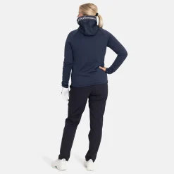 Peak Performance Tröjor Dam-W Rider Essentials Zip Hood Blue Shadow-Blue Shadow-