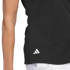 Adidas Pikétröjor Dam-W Solid Performance Short Sleeve Polo Shirt Svart Black