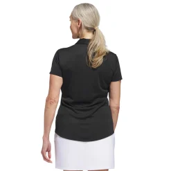 Adidas Pikétröjor Dam-W Solid Performance Short Sleeve Polo Shirt Svart Black