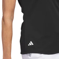 Adidas Pikétröjor Dam-W Solid Performance Short Sleeve Polo Shirt Svart Black