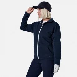 Abacus Jackor Dam-W Sunningdale Fullzip Blå 300-Navy