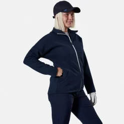 Abacus Jackor Dam-W Sunningdale Fullzip Blå 300-Navy