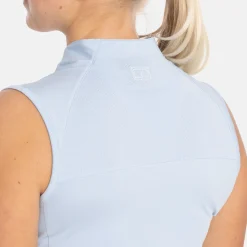 Bogeys & Birdies Pikétröjor Dam-W Tech Blade SL Solid Chambray Blue