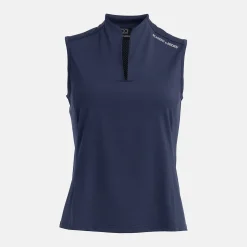 Bogeys & Birdies Pikétröjor Dam-W Tech Blade SL Solid Blå Navy