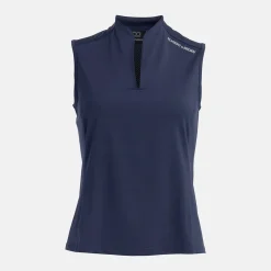 Bogeys & Birdies Pikétröjor Dam-W Tech Blade SL Solid Blå Navy