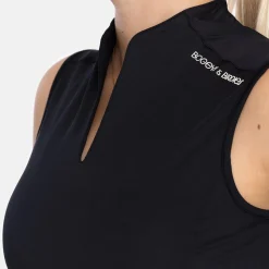 Bogeys & Birdies Pikétröjor Dam-W Tech Blade SL Solid Svart Black