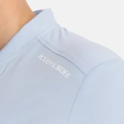 Bogeys & Birdies Pikétröjor Dam-W Tech Blade V-Neck Tee 2.0 Chambray Blue