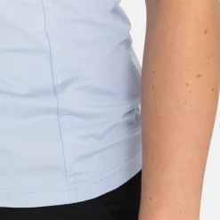 Bogeys & Birdies Pikétröjor Dam-W Tech Blade V-Neck Tee 2.0 Chambray Blue