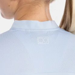 Bogeys & Birdies Pikétröjor Dam-W Tech Blade V-Neck Tee 2.0 Chambray Blue